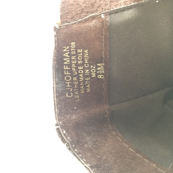 Circa Joan & David Brown Suede Wedge Bootie Sz 8.5 - Picture 8 of 8